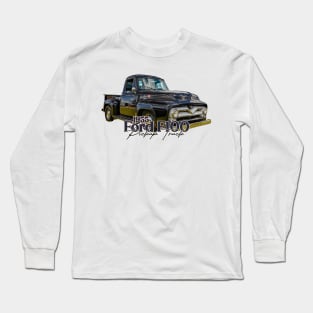 1955 Ford F100 Pickup Truck Long Sleeve T-Shirt